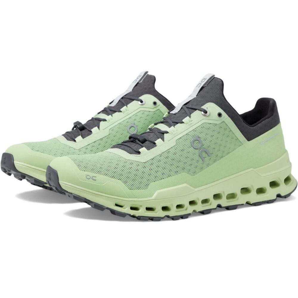 On Cloudultra Running Shoes Women Vine Meadow Mesh Lace Up Low Top Sneakers Mint